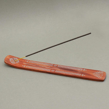 Incensario Decorativo Tallado SYS Aromas | Portaincienso de Madera | Para Sticks y Varillas de Incienso_1