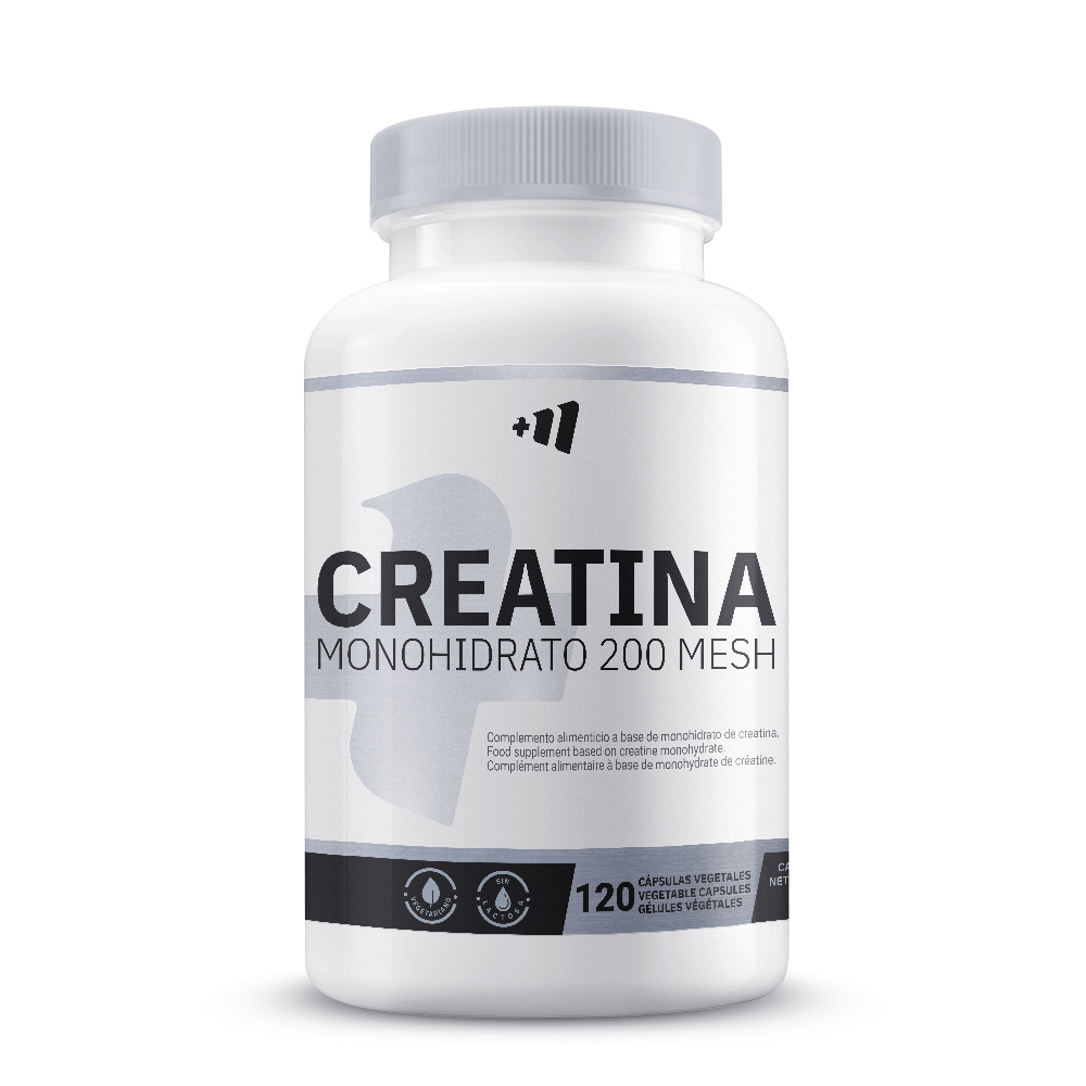 Creatina Monohidrato 200 Mesh - 120 Cápsulas Vegetales - Aumento De La Masa Muscular - Masmusculo_0