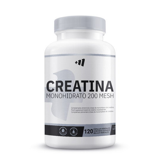 Creatina Monohidrato 200 Mesh - 120 Cápsulas Vegetales - Aumento De La Masa Muscular - Masmusculo_0