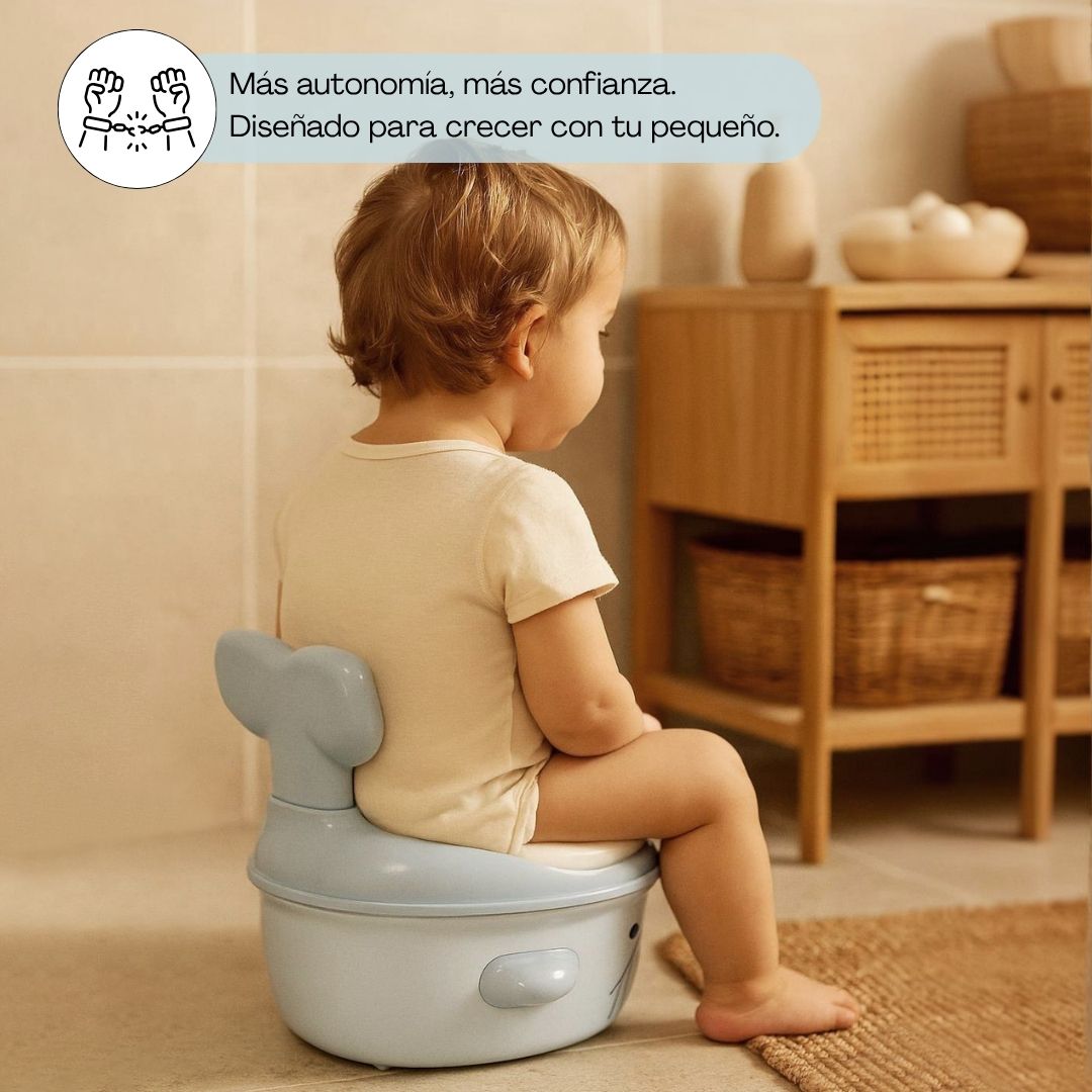 Orinal Infantil 3 En 1 Para Bebé, Tapa Extraíble, Asiento Acolchado Y Antisalpicaduras Bathby_5