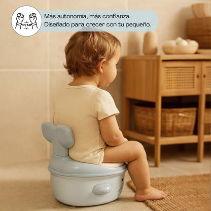 Orinal Infantil 3 En 1 Para Bebé, Tapa Extraíble, Asiento Acolchado Y Antisalpicaduras Bathby_5