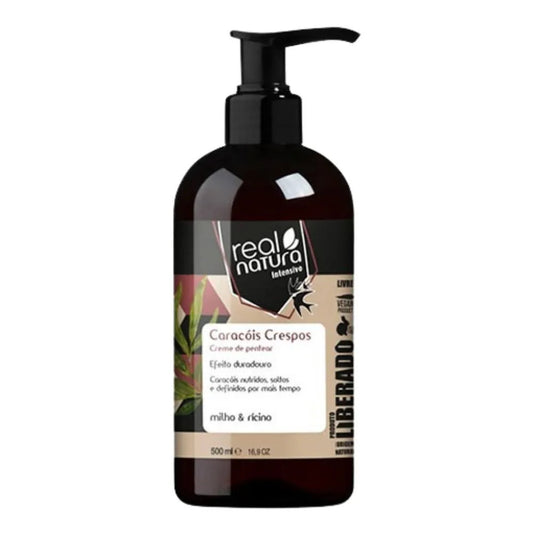 Crema De Peinar Caracóis Crespos Real Natura 500ml_0