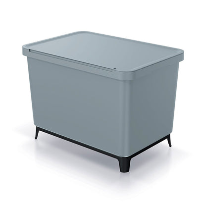Sistema Clasificador De Reciclaje 4x10l Color Gris Keden_3