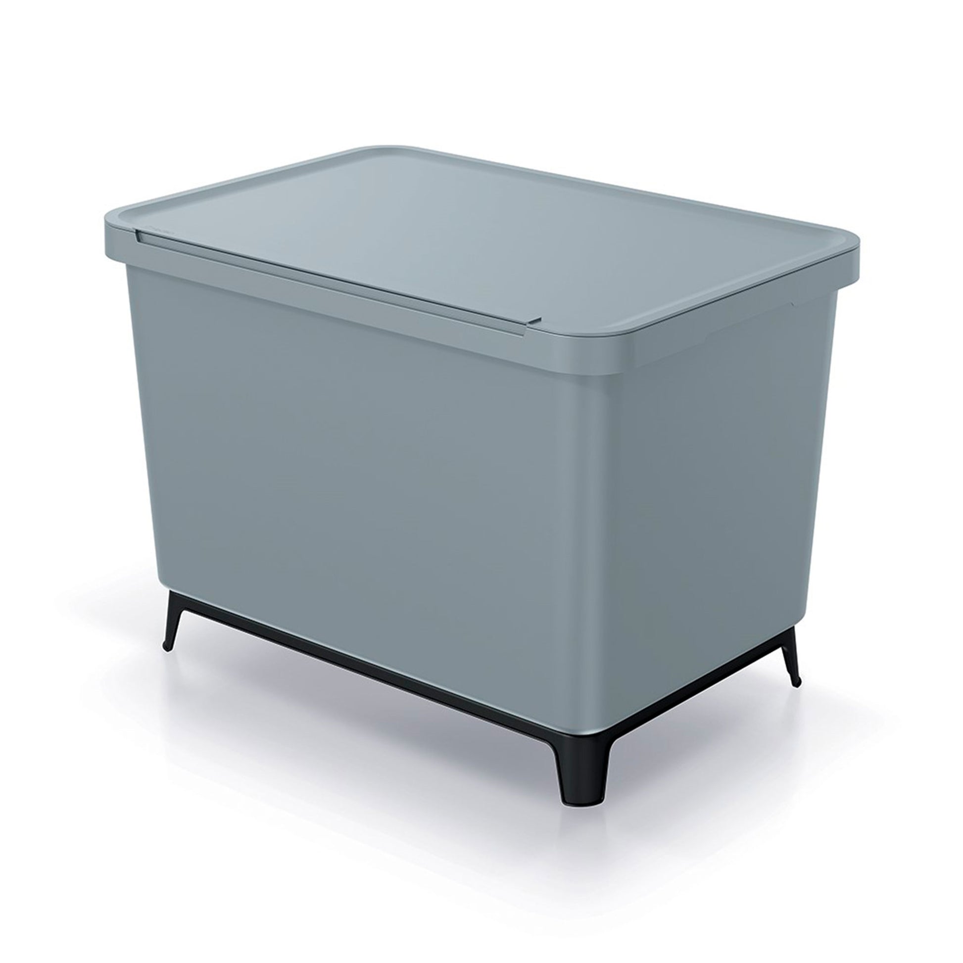 Sistema Clasificador De Reciclaje 4x10l Color Gris Keden