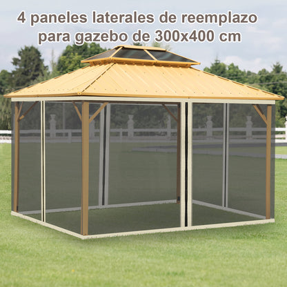 Outsunny 4 Paneles Laterales 3_1