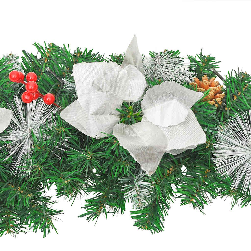 Vidaxl Guirnalda De Navidad Con Luces Led Pvc Verde 2,7 M_4