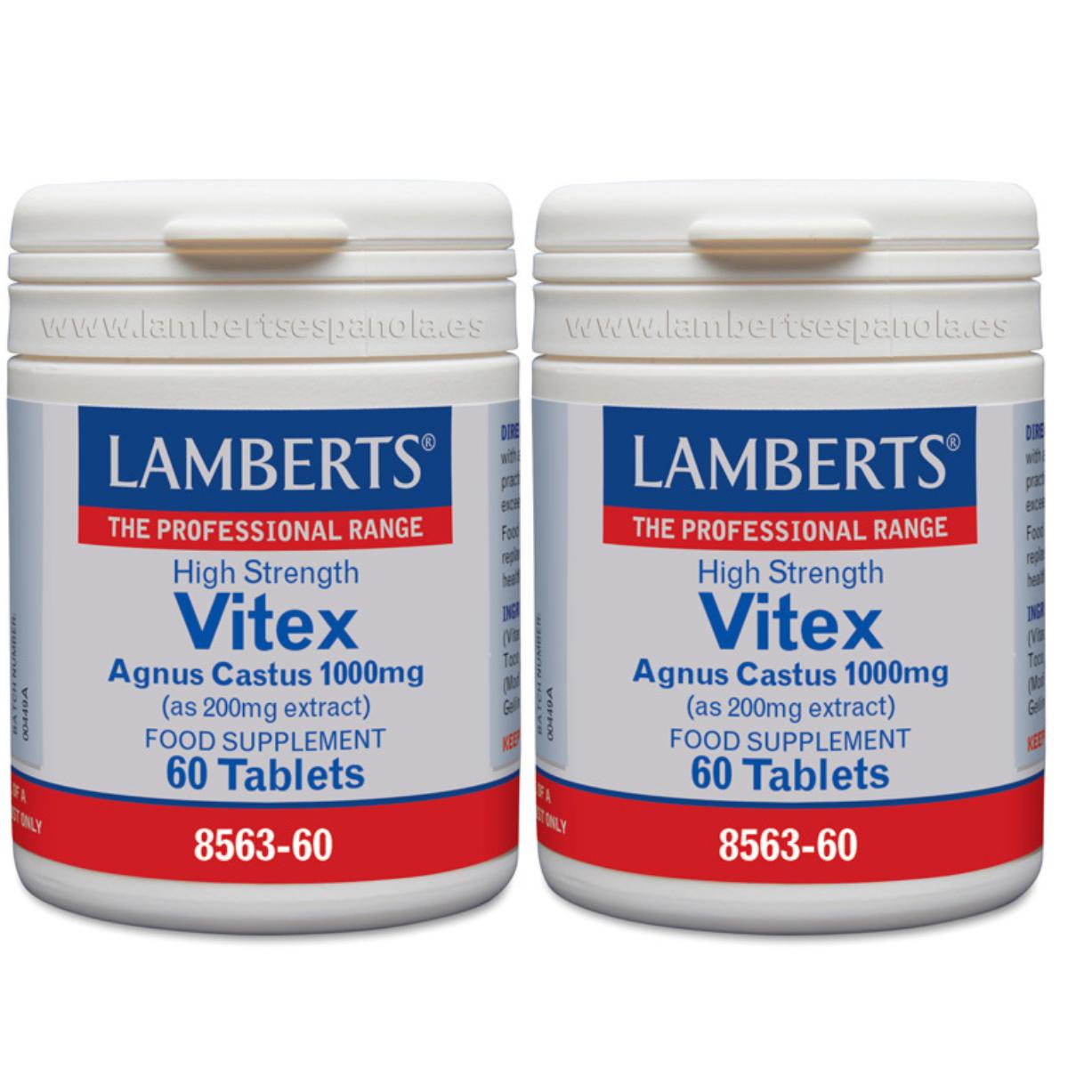 Cb Castus Pack 2 x Vitex Agnus Castus Lamberts 60 tabletas en Planeta Huerto