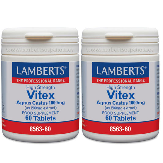 Pack 2 x Vitex Agnus Castus Lamberts  60 tabletas