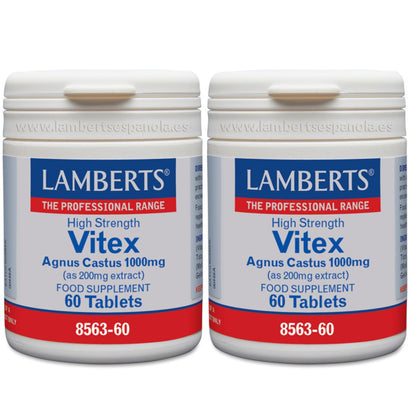 Pack 2 x Vitex Agnus Castus Lamberts  60 tabletas