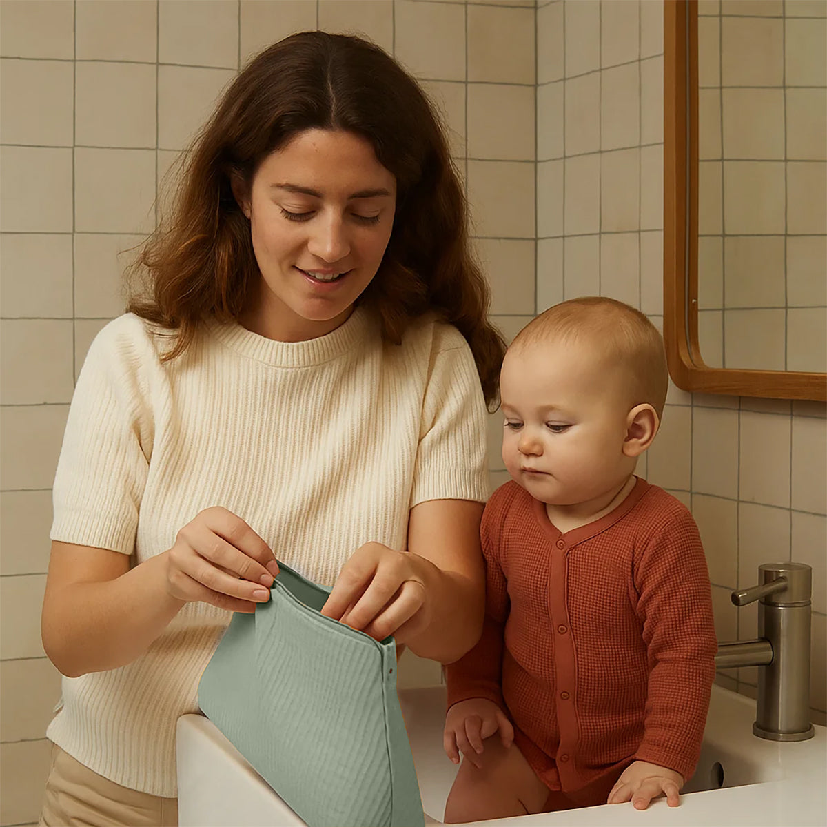 Neceser En Algodón Bio Verde