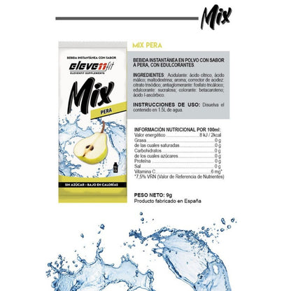 Saborizante Mix Sabor Pera 24 Sobres De 9g Eleven Fit_1
