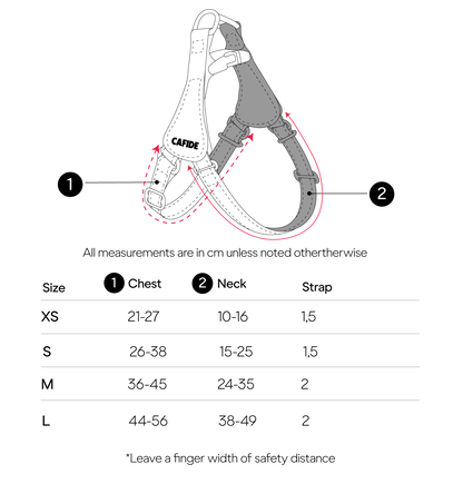 Cafide Arnés De Cuero Vegano step-in Negro. Modelo Jala. Talla S_4