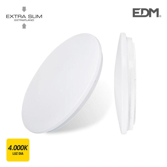 Plafon/aplique Led De Superficie 12w 4000k Ø26,5x5,7cm Edm_0