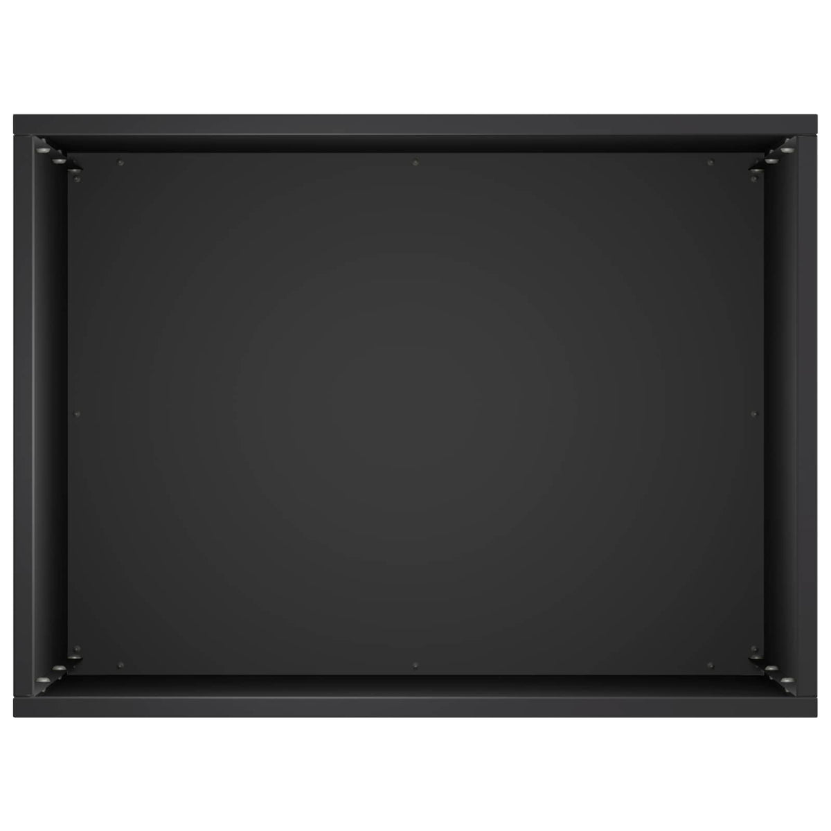 Macetero De Jardín Negro 40 X 30 X 50 Cm Acero Laminado En Frío_3