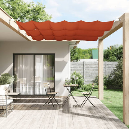 Vidaxl Toldo Vertical Tela Oxford Terracota 60x360 Cm_1