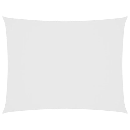Vidaxl Toldo De Vela Rectangular Tela Oxford Blanco 3x4 M_0