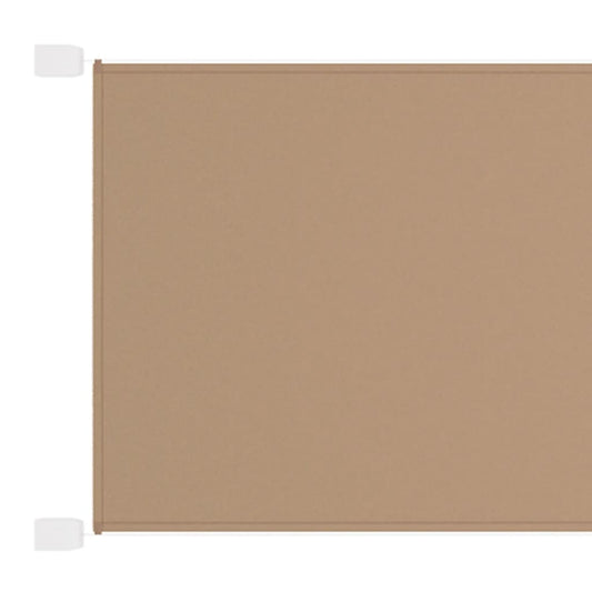 Vidaxl Toldo Vertical Tela Oxford Gris Taupe 100x800 Cm_0