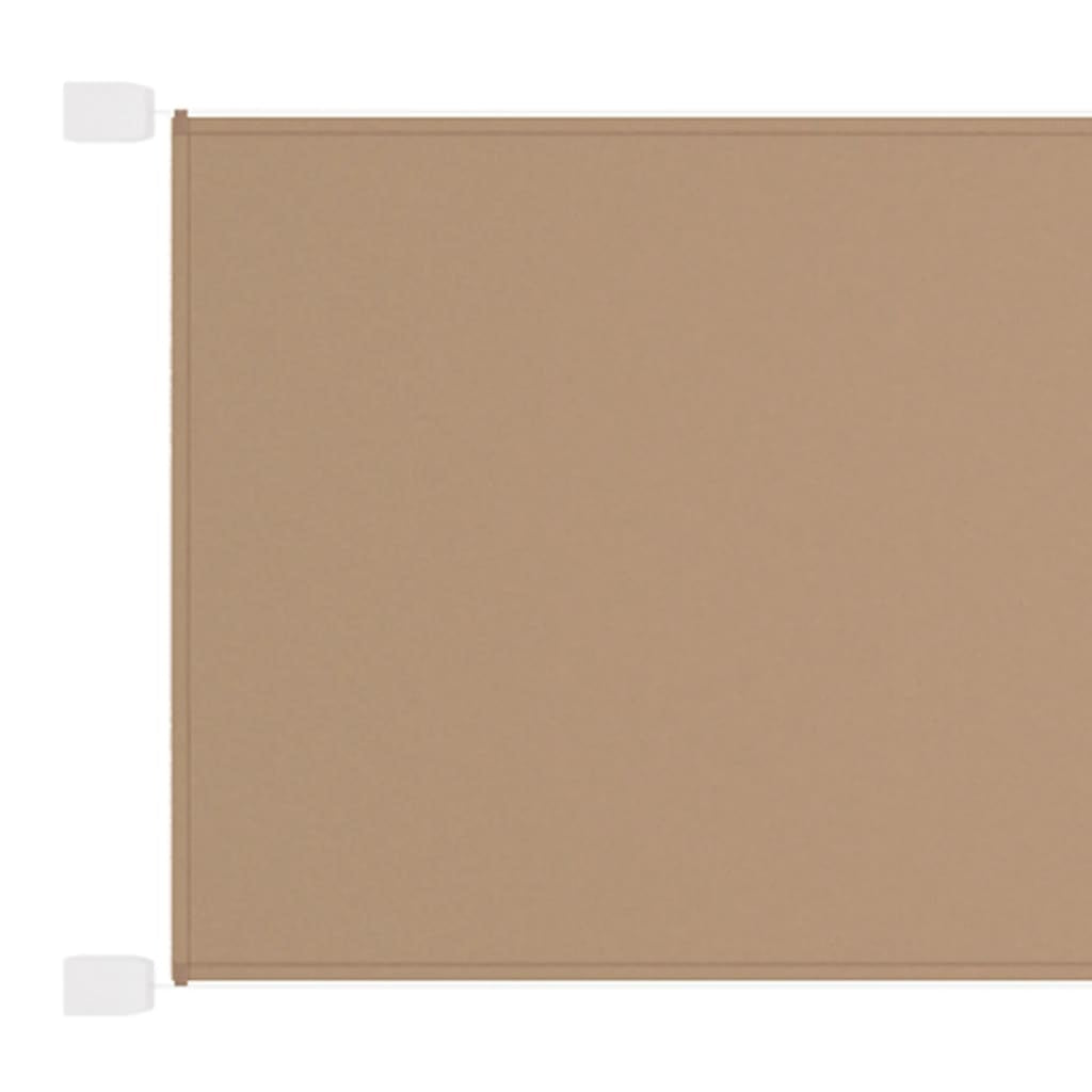 Vidaxl Toldo Vertical Tela Oxford Gris Taupé 60x600 Cm_0