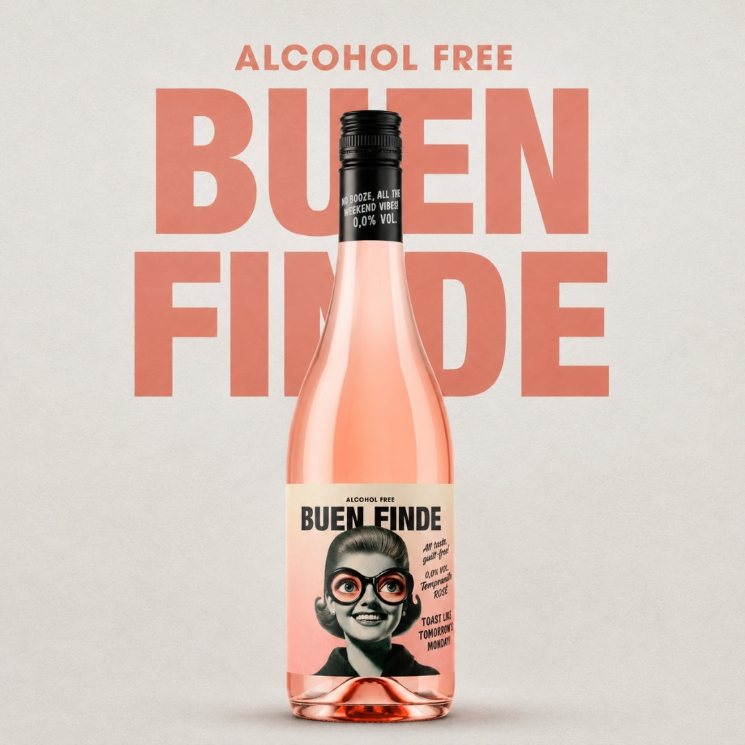 Vino Rosado Sin Alcohol 0,0% Tempranillo | Pack 6 Botellas X 750 Ml | Vino Rosado Desalcoholizado Fresco Y Afrutado_5