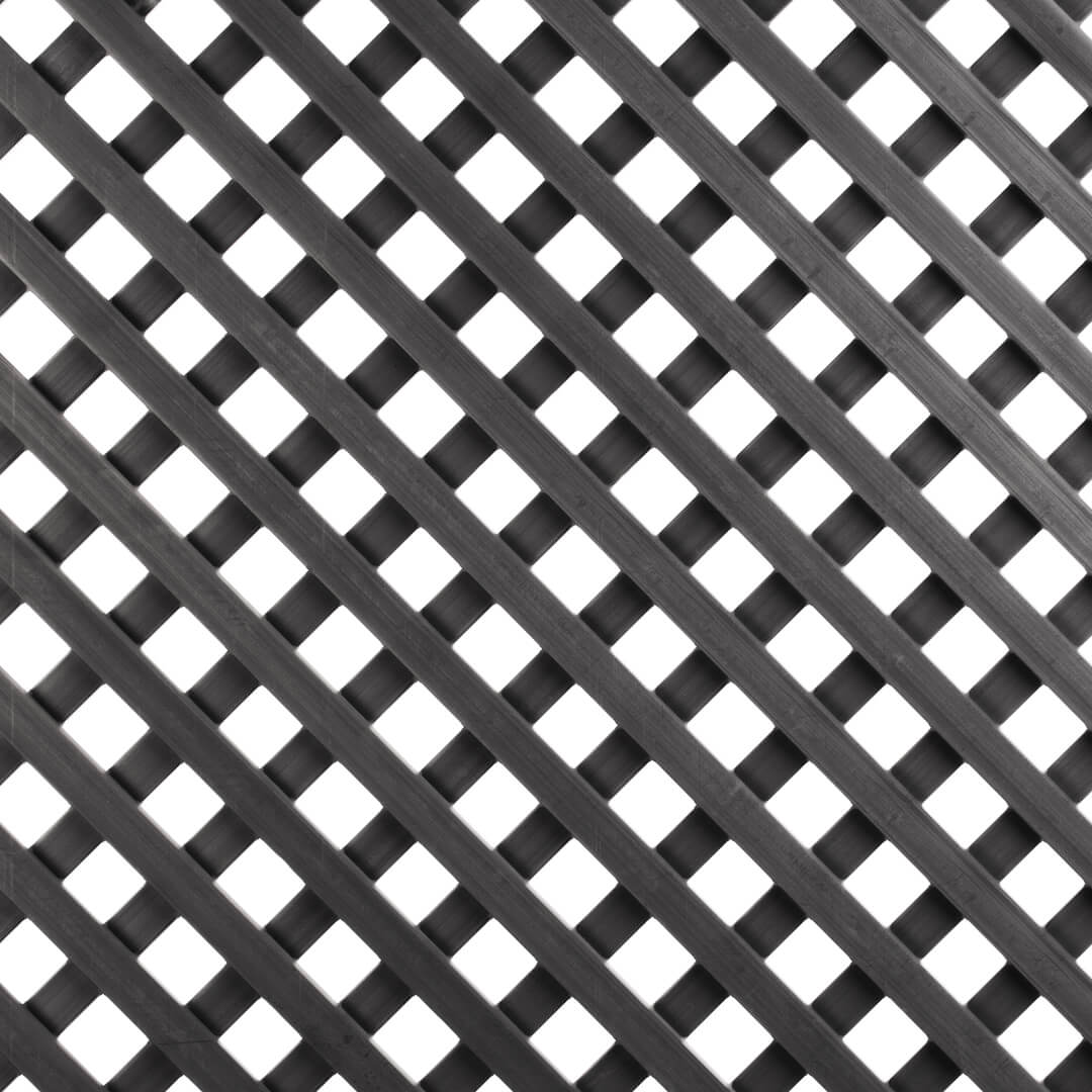 Celosía Pvc 18mm Antracita - Decoración Y Separación De Espacios - 0,6x1,2 M - Color_3