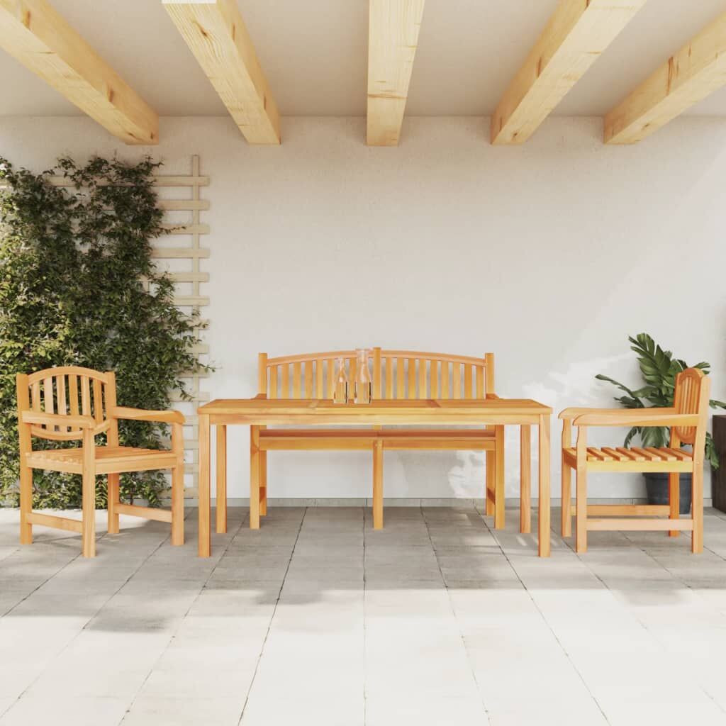 Vidaxl Juego De Comedor Para Jardín 4 Piezas Madera Maciza De Teca_1