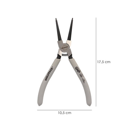 Alicates Arandelas Interiores Recto 175 Mm. Acero Din 5256. Anillos De Presion, Anillos De Retención, Arandelas Circlips