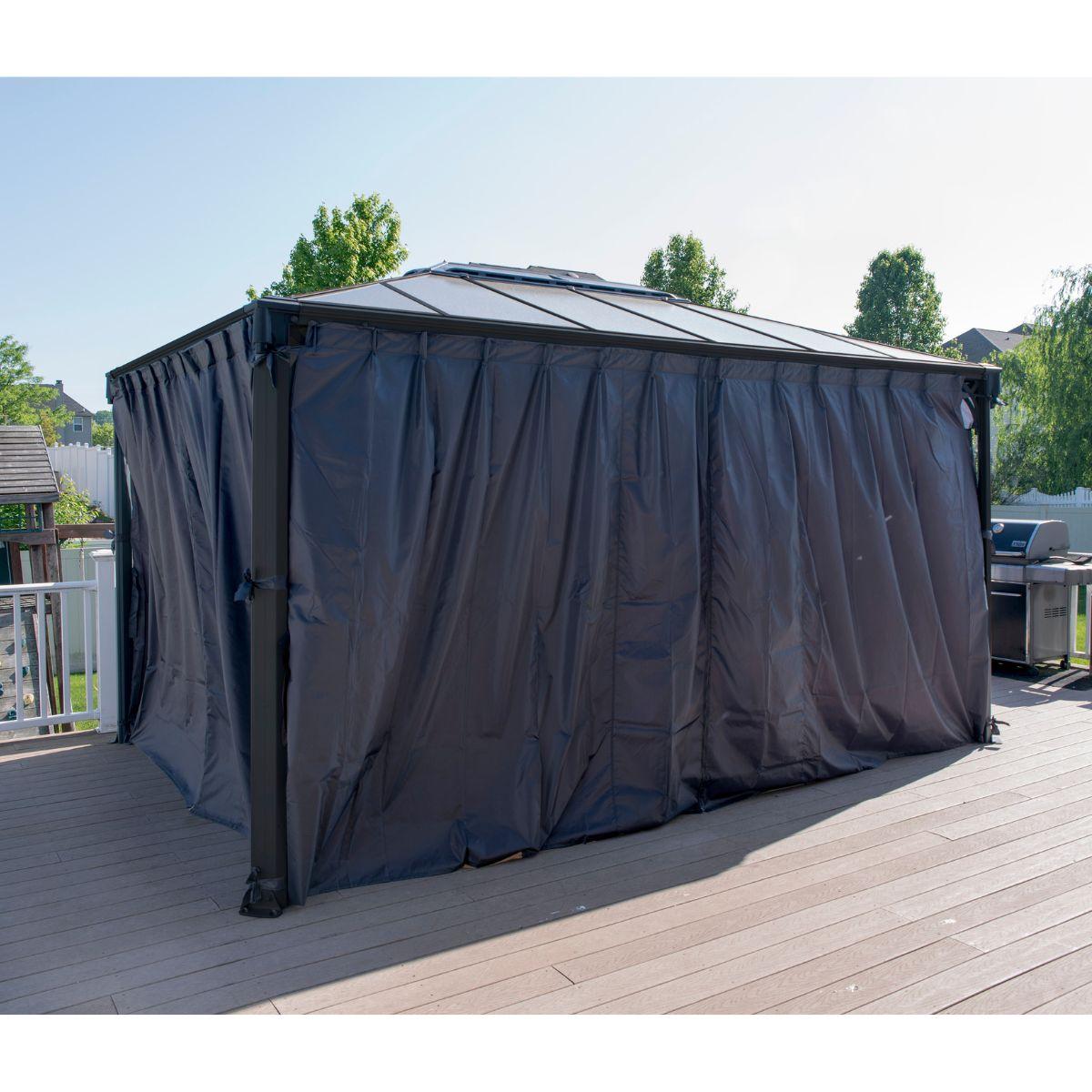 Set Cortinas para gazebo cenador Martinique 4300 Canopia by Palram