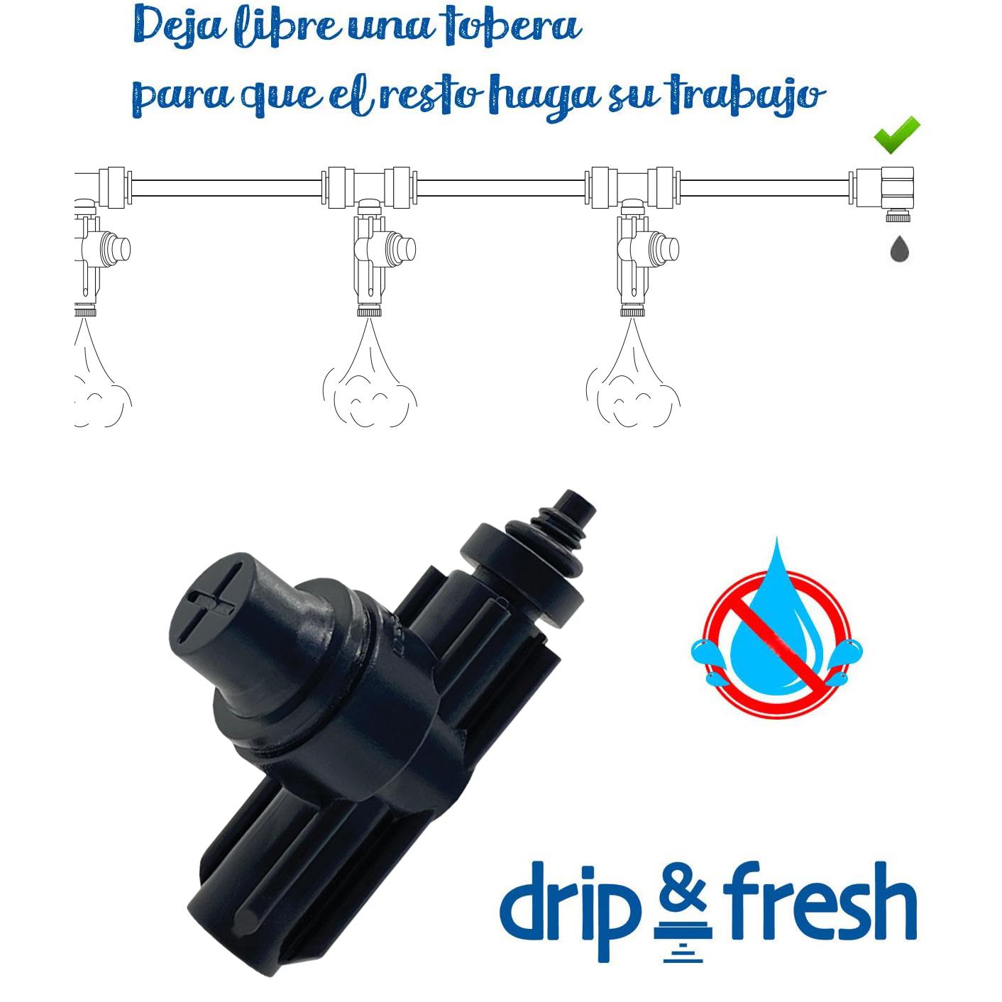 Válvula Antigoteo nebulización DripFresh