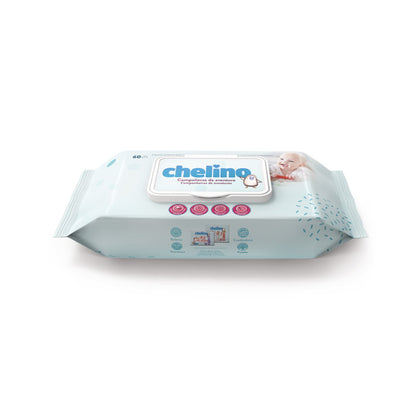 Toallitas infantiles dermo sensitive Chelino 60 unidades
