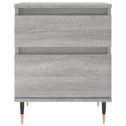 Mesita De Noche 2 Uds Madera Ingeniería Gris Sonoma 40x35x50 Cm_4