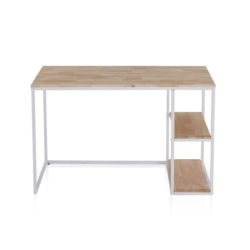Mesa De Estudio Con Estantes Jack Madera, Roble, 120 X 75 X 60_1