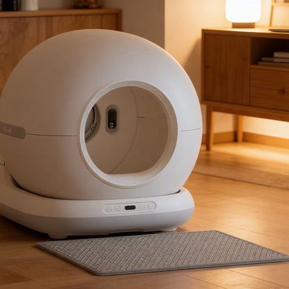 Pawhut Arenero Gatos Autolimpiable 72l Eliminación De Olores Control De App_4