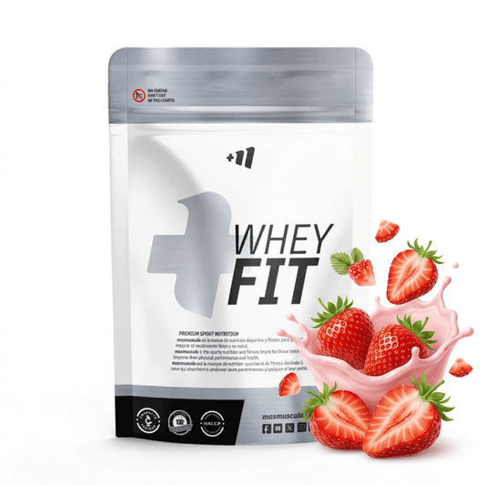 Whey Fit - 1kg - Fresa - Aumenta La Masa Muscular - Masmusculo_0