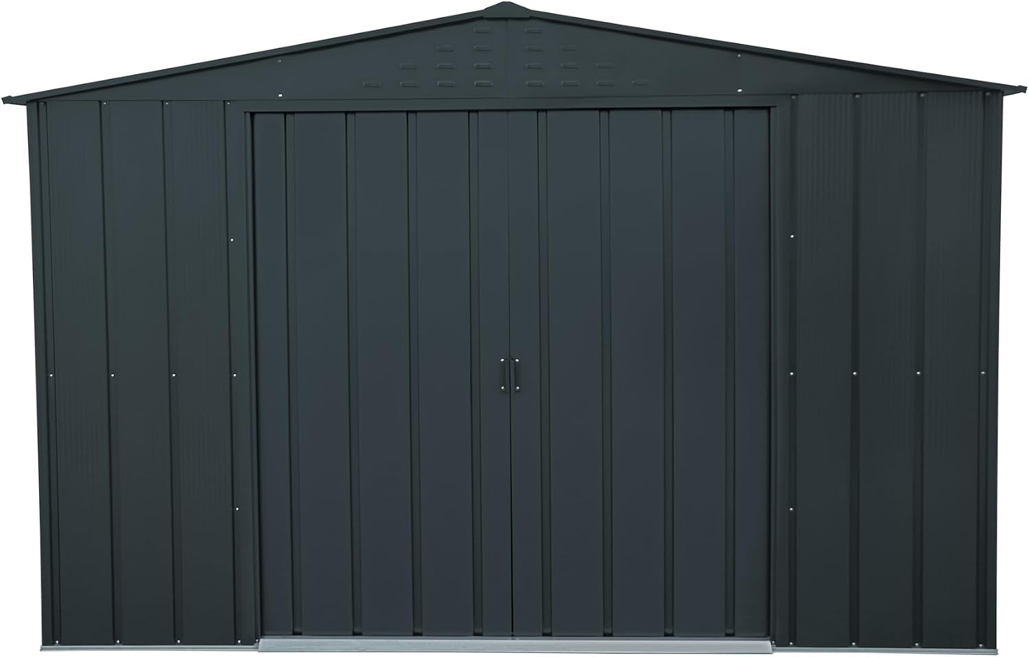 Duramax - Caseta Cobertizo Jardín - Colossus 10x8 - Metal - Color Gris Antracita_3