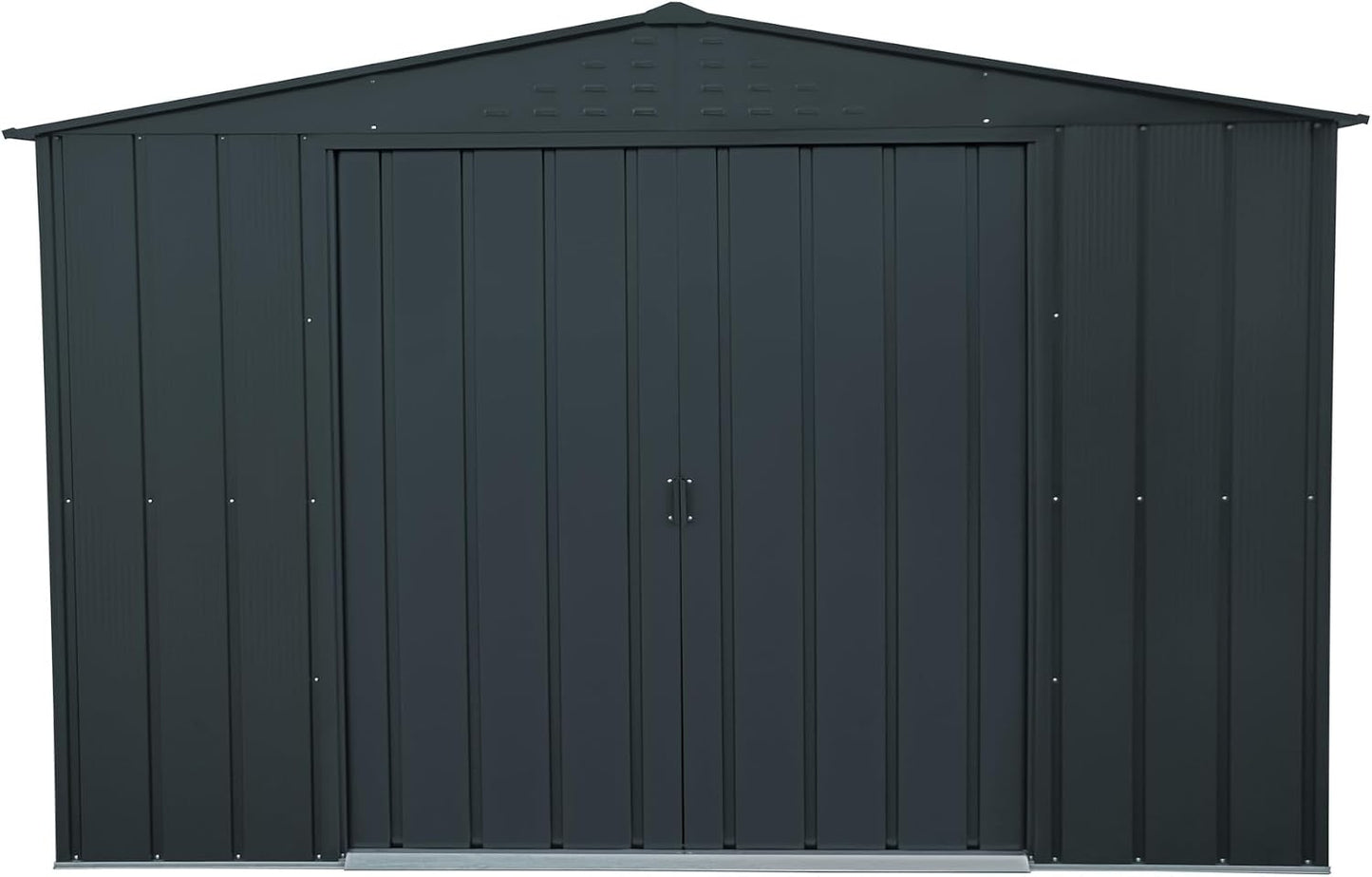 Duramax - Caseta Cobertizo Jardín - Colossus 10x8 - Metal - Color Gris Antracita_3