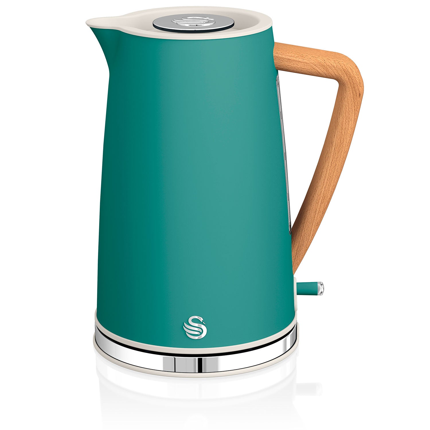 Swan Nordic Hervidor Agua Eléctrico Ultra Rápido, 1,7 L, Sin Bpa, Resistencia Oculta, Inalámbrico, Sk14610greneu, Verde_0