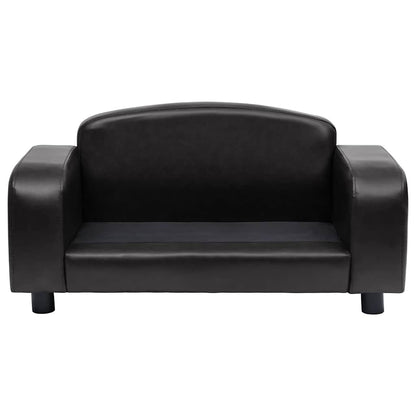 Vidaxl Sofá Para Perros Cuero Sintético Negro 80x50x40 Cm_3