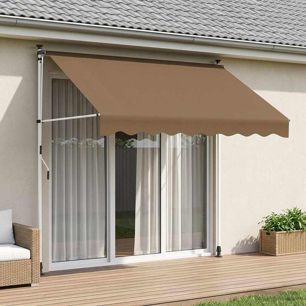 Toldo Retráctil Manual Beige 100 Cm_1
