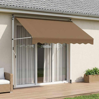 Toldo Retráctil Manual Beige 100 Cm_1