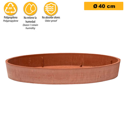 Platillo Para Maceta Ø Cm 40 Terracota_2