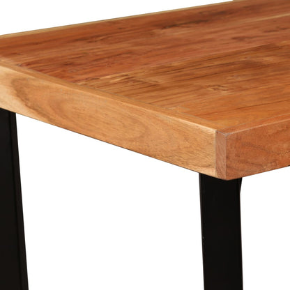 Mesa De Bar De Madera Maciza De Acacia 60x60x107 Cm_1