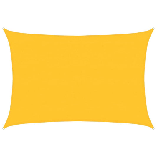 Vidaxl Toldo De Vela Rectangular Hdpe Amarillo 160 G/m² 4x5 M_0