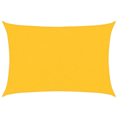 Vidaxl Toldo De Vela Amarillo Hdpe 160 G/m² 3x4,5 M_0