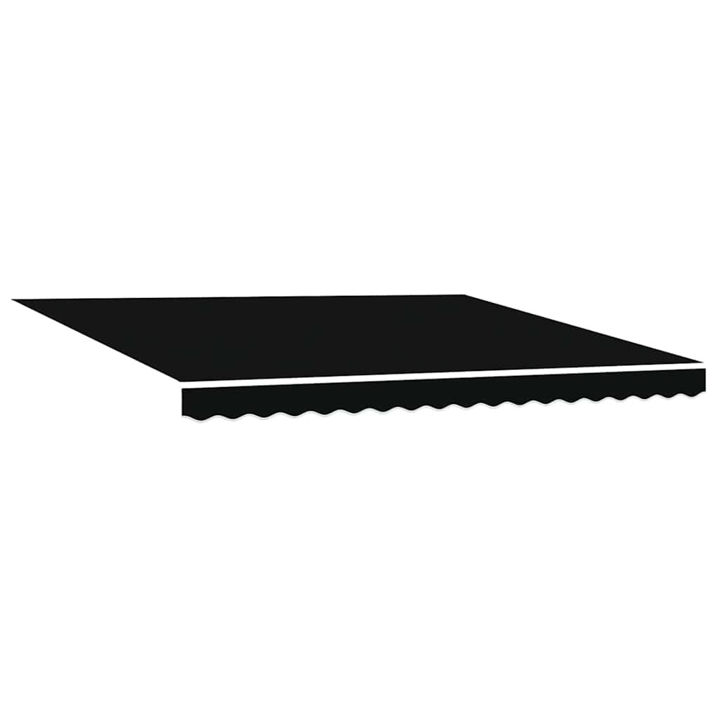 Toldo Retráctil Negro 400 X 300 Cm Tela Y Aluminio_4