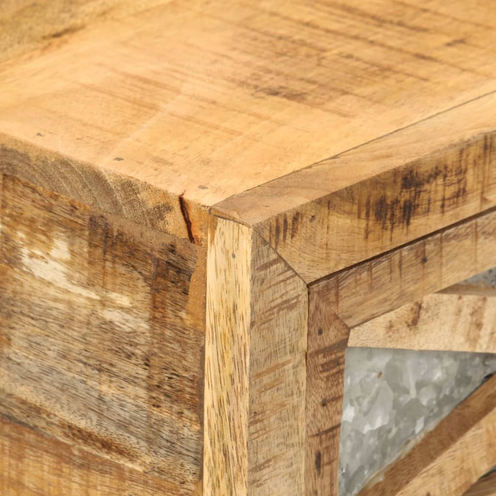 Mesa Consola De Madera Maciza De Mango 110x30x76 Cm_3