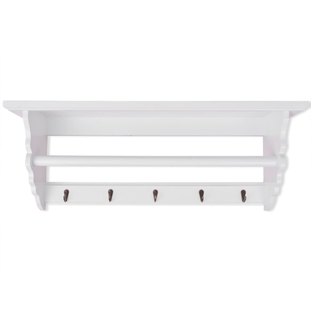 Perchero Estilo Barroco Mdf Blanco_0