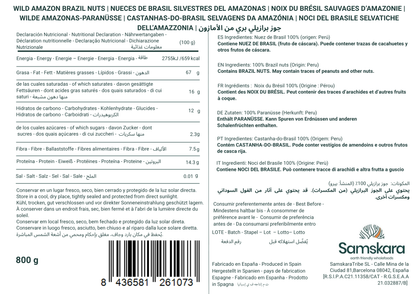 Nueces De Brasil Silvestres Del Amazonas - Envasadas Al Vacío - 800 G_1