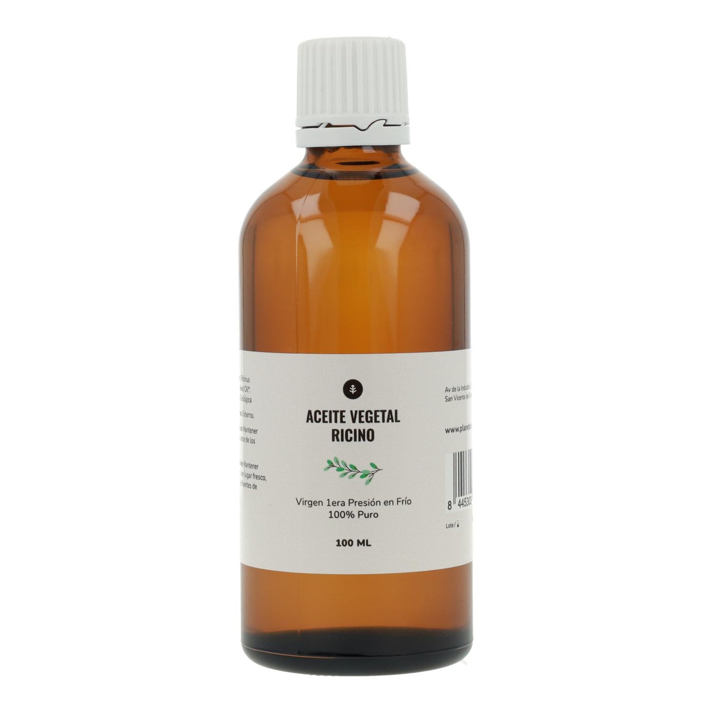 Aceite de Ricino Bio prensado en frío Planeta Huerto 100 ml