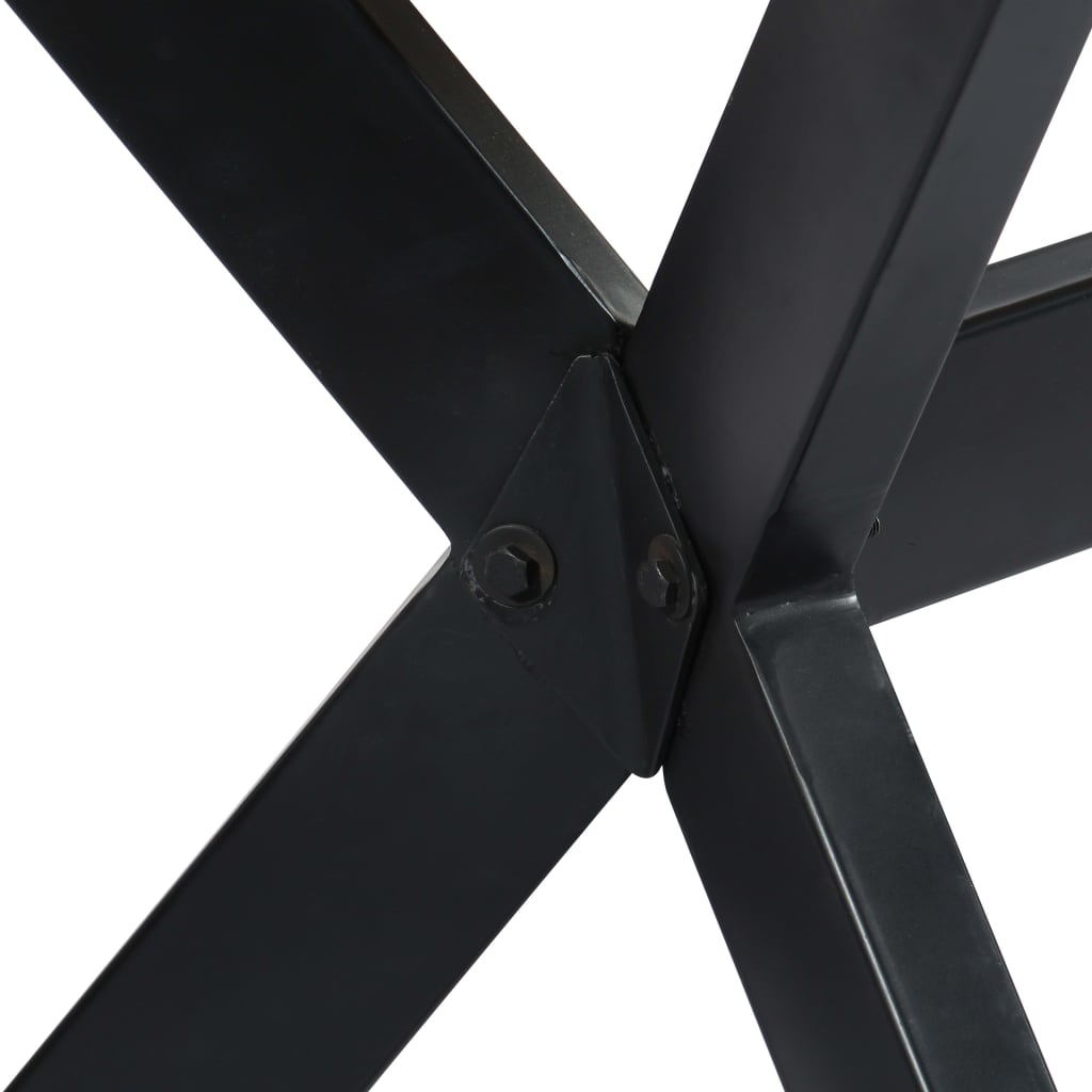 Mesa De Comedor De Madera Maciza Reciclada 120x60x75 Cm_4