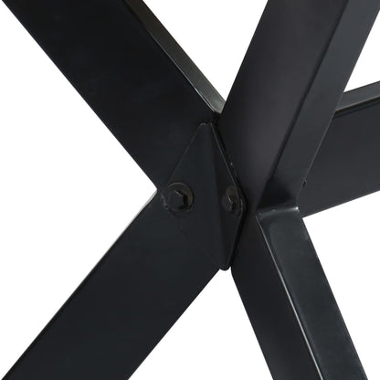 Mesa De Comedor De Madera Maciza Reciclada 120x60x75 Cm_4